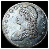 1835 Capped Bust Half Dollar NEARLY UNCIRCULATED