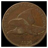 1858 Copper-Nickel Flying Eagle Cent HIGH  GRADE
