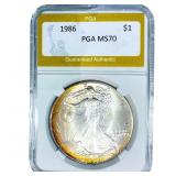 1986 Silver Eagle PGA MS70