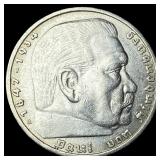 1936A Germany Silver 5 Reichsmark
