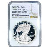 2020-W Silver Eagle NGC PF69 Ultra Cameo