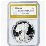 2006-W Silver Eagle PGA PR70 DCAM