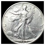 1929-D Walking Liberty Half Dollar CLOSELY  UNCIR