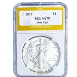 2011 Silver Eagle PGA MS70