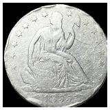 1855-O Arrows Seated Liberty Half Dollar  NICELY