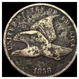1858 Copper-Nickel Flying Eagle Cent HIGH  GRADE