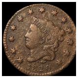 1820 Coronet Head Large Cent NICELY  CIRCULATED