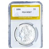 1896 Morgan Silver Dollar PGA MS67