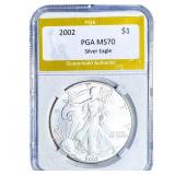 2002 Silver Eagle PGA MS70