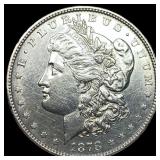 1878 Silver Morgan Dollar CLOSELY UNCIRCULATED