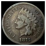 1875 Indian Head Cent CLOSELY UNCIRCULATED