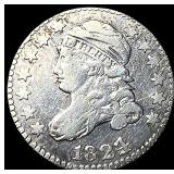 1824 Capped Bust Silver Half Dollar NICELY CIRCULA