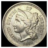 1865 Nickel Three-Cent Piece UNCIRCULATED