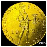 1927 Netherlands Gold Ducat .1104oz AGW