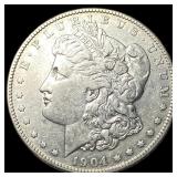 1904-S Silver Morgan Dollar NEARLY  UNCIRCULATED