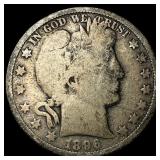 1896-O Silver Barber Half Dollar NICELY  CIRCULAT