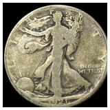 1921-D Silver Walking Liberty Half Dollar  NICELY