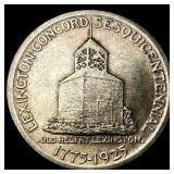1925 Silver Lexington-Concord Sesquicentennial Hal
