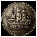 "Ships Colonies & Commerce" Token 1830s. CLOSELY