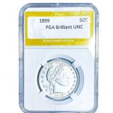 1899 Barber Half Dollar PGA Brilliant UNC