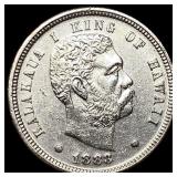 1883 Hawaii Silver Dime CLOSELY UNCIRCULATED