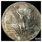 1984Mo Mexico Silver 1 Onza