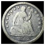 1852-O Silver Half Dime LIGHTLY CIRCULATED