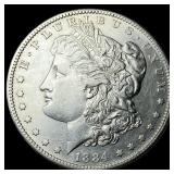 1884-S Silver Morgan Dollar CLOSELY UNCIRCULATED