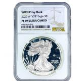 2020-W Silver Eagle NGC PF69 Ultra Cameo