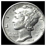 1928-D Silver Mercury Dime UNCIRCULATED