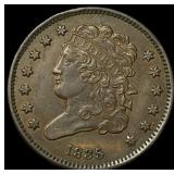 1835 Classic Head Half Cent CLOSELY  UNCIRCULATED