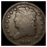 1835 Classic Head Half Cent NICELY CIRCULATED