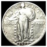 1927-S Silver Standing Liberty Quarter  LIGHTLY C