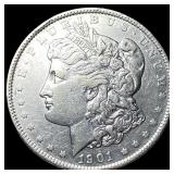 1901 Morgan Silver Dollar CLOSELY UNCIRCULATED