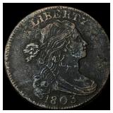 1803 Draped Bust Large Cent NEARLY  UNCIRCULATED