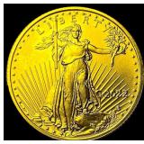 2022 1/4oz Gold American Eagle $10 SUPERB GEM  BU