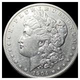 1904 Morgan Silver Dollar NEARLY UNCIRCULATED