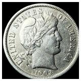 1903-O Silver Barber Dime NEARLY UNCIRCULATED