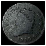 1810 Classic Head Large Cent NICELY  CIRCULATED