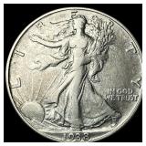 1938-D Walking Liberty Half Dollar NEARLY  UNCIRC