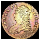 1825 Capped Bust Half Dollar NEARLY UNCIRCULATED