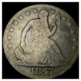 1847-O Silver Half Dollar NICELY CIRCULATED