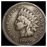 1869 Indian Head Cent LIGHTLY CIRCULATED