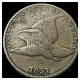 1857 Flying Eagle Cent LIGHTLY CIRCULATED