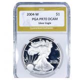 2004-W Silver Eagle PGA PR70 DCAM