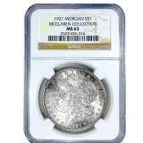 1921 Morgan Silver Dollar NGC MS63