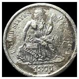 1877-CC Seated Liberty Dime HIGH GRADE