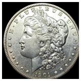 1901 Silver Morgan Dollar CLOSELY  UNCIRCULATED