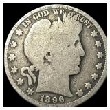 1896-O Silver Barber Half Dollar NICELY  CIRCULAT