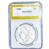1889 Morgan Silver Dollar PGA MS63